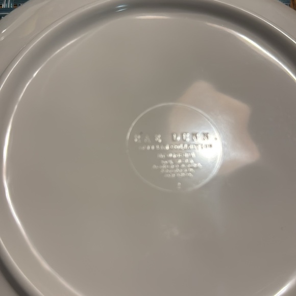 Rae Dunn Melamine 8” Plates - Set of 4 - Picture 3 of 3